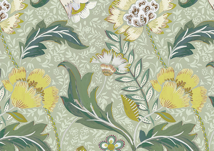 Folklore, Breeze Green - Roller Blind - Image 6